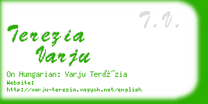 terezia varju business card